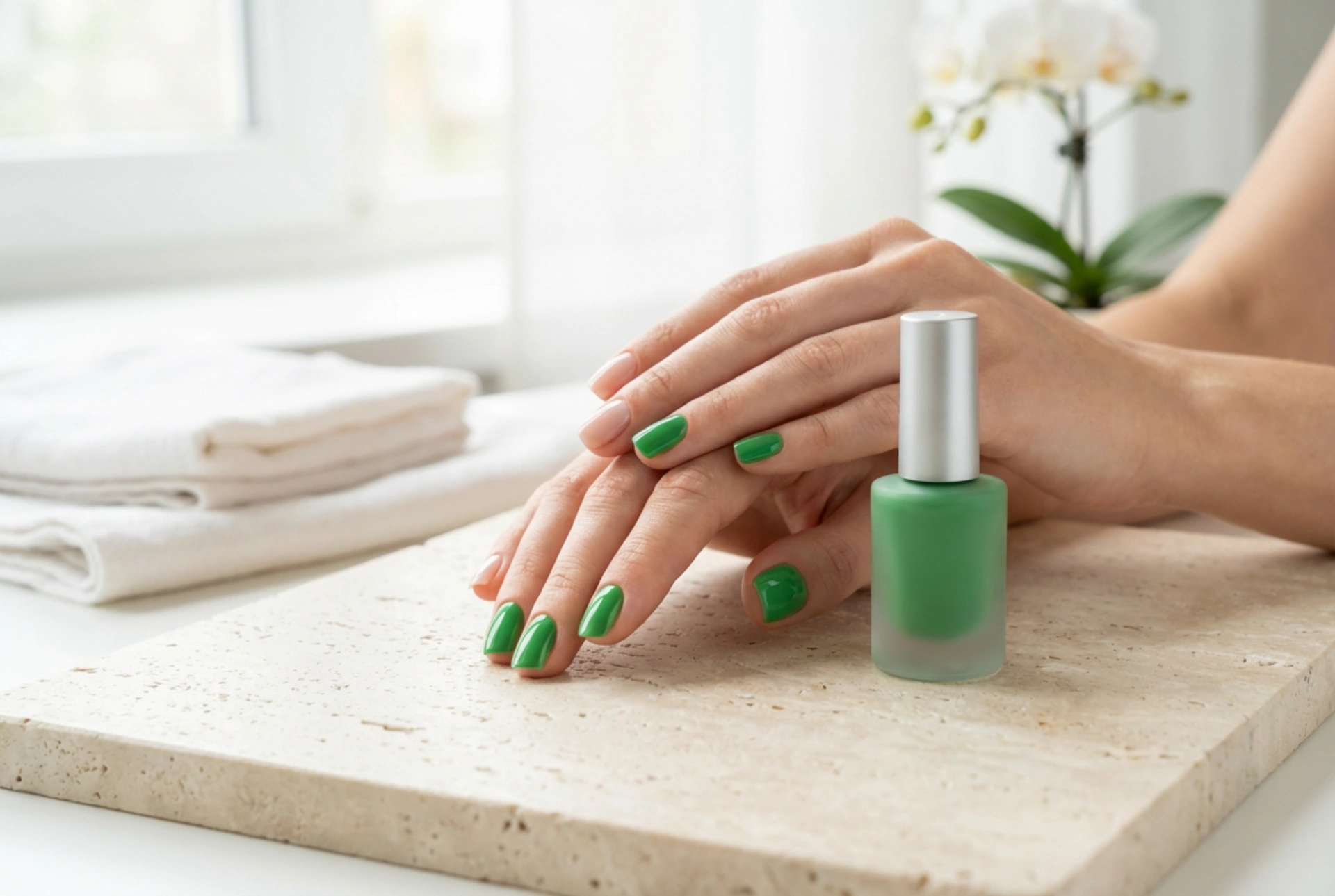 Oja semipermanentă verde: cum să alegi nuanța și să obții o acoperire uniformă