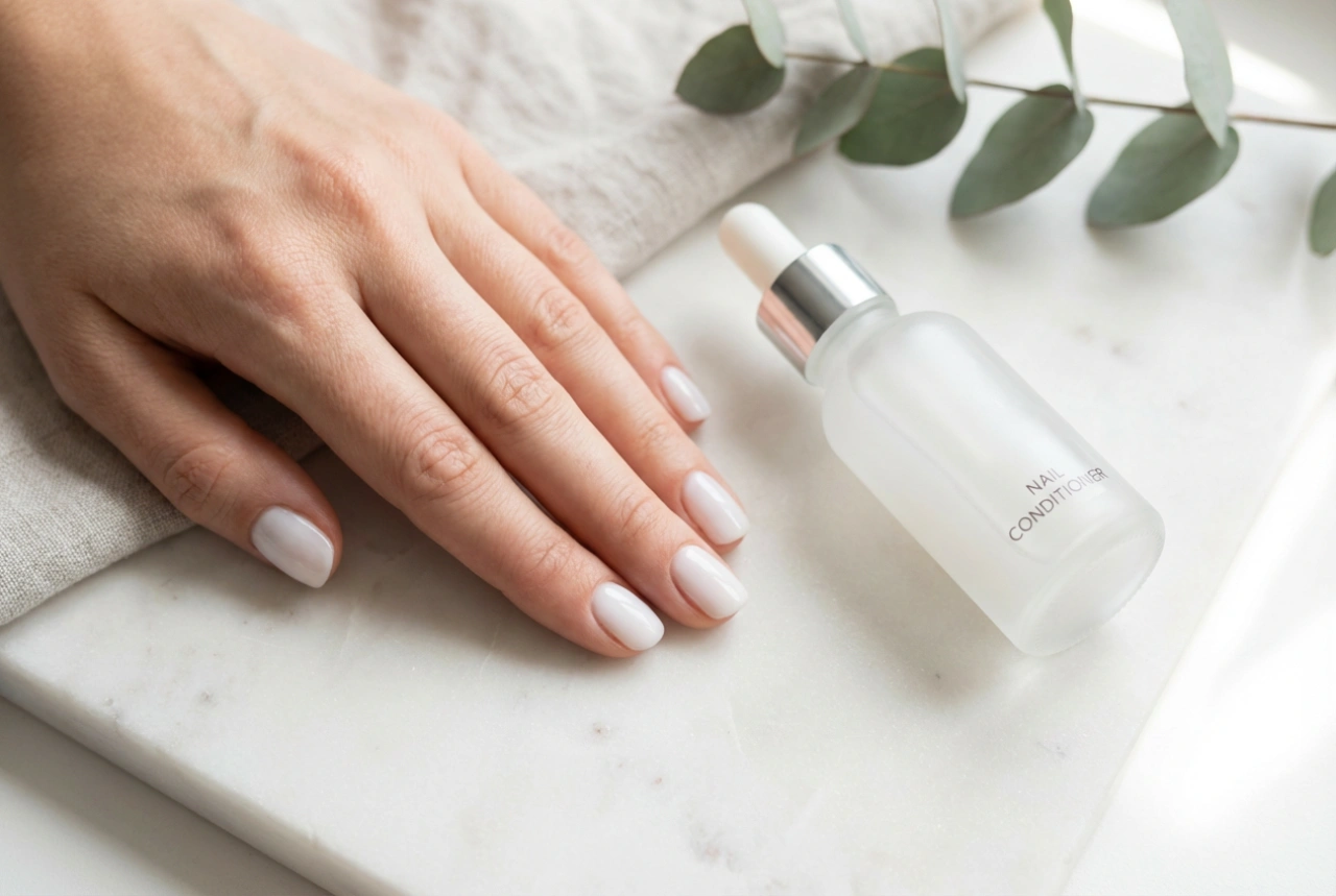 Balsam de unghii lăptos: uniformizarea culorii și un aspect rapid și îngrijit