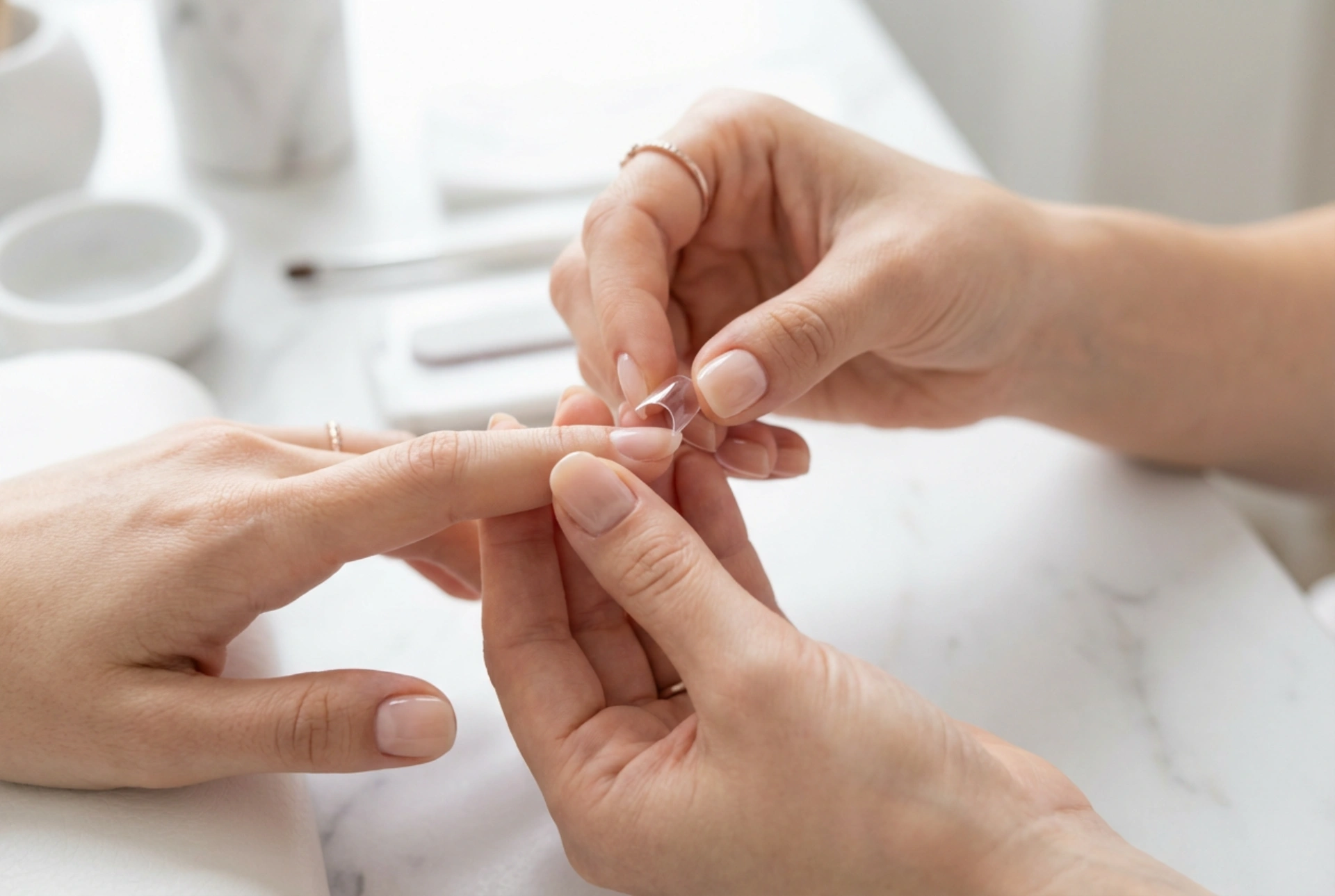 Tipsuri cu gel: pregătirea plăcii unghiale, lipirea și construcția fără bule de aer