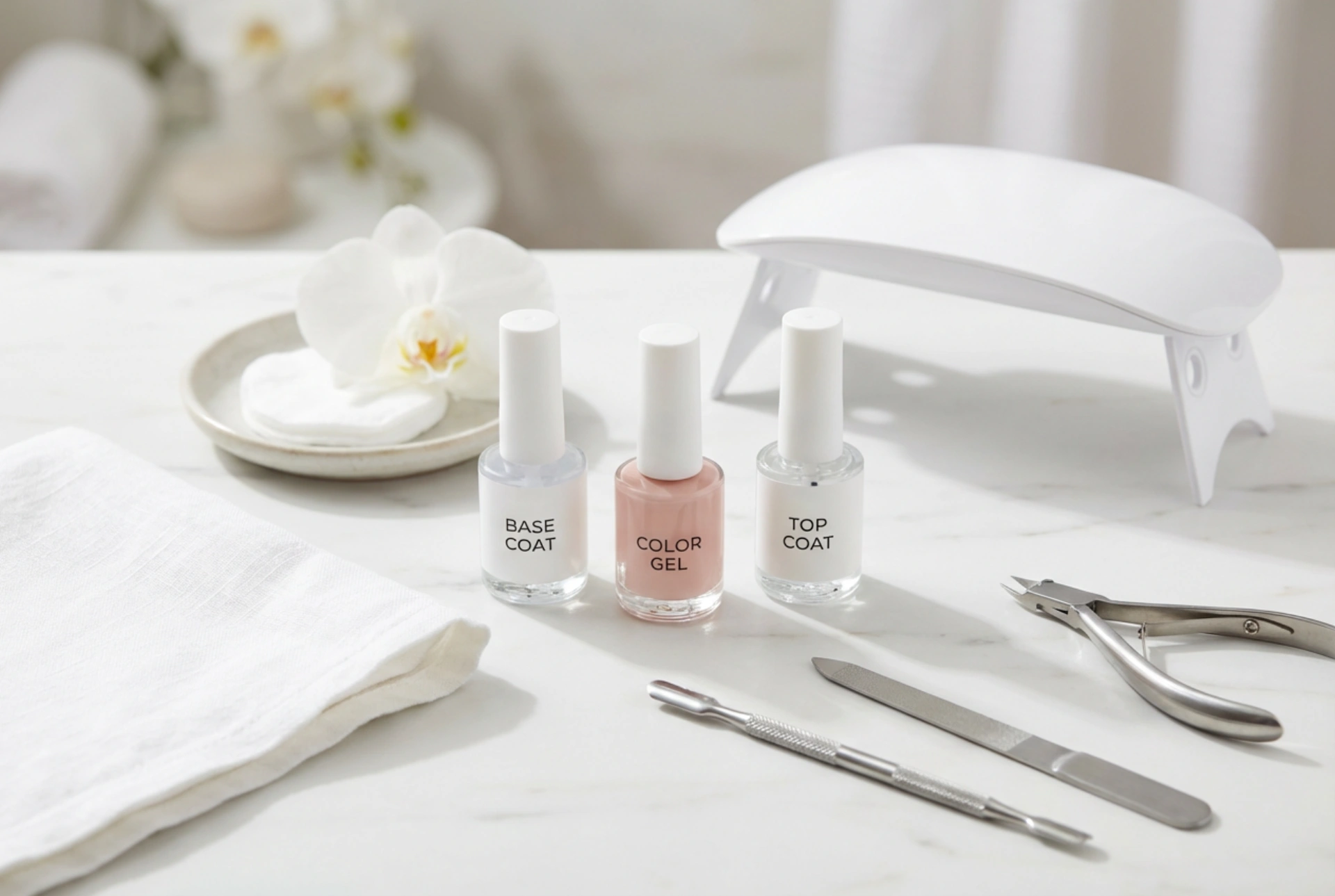 Set pentru unghii cu gel: componente, lămpi și prima manichiură pas cu pas