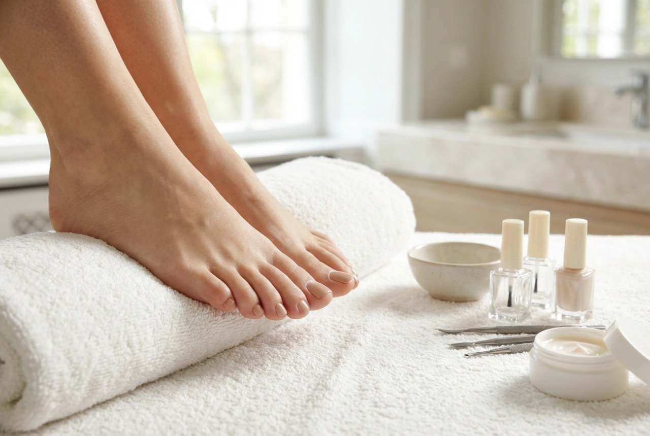 Pedichiura hibridă pas cu pas: pregătire, aplicare, top coat