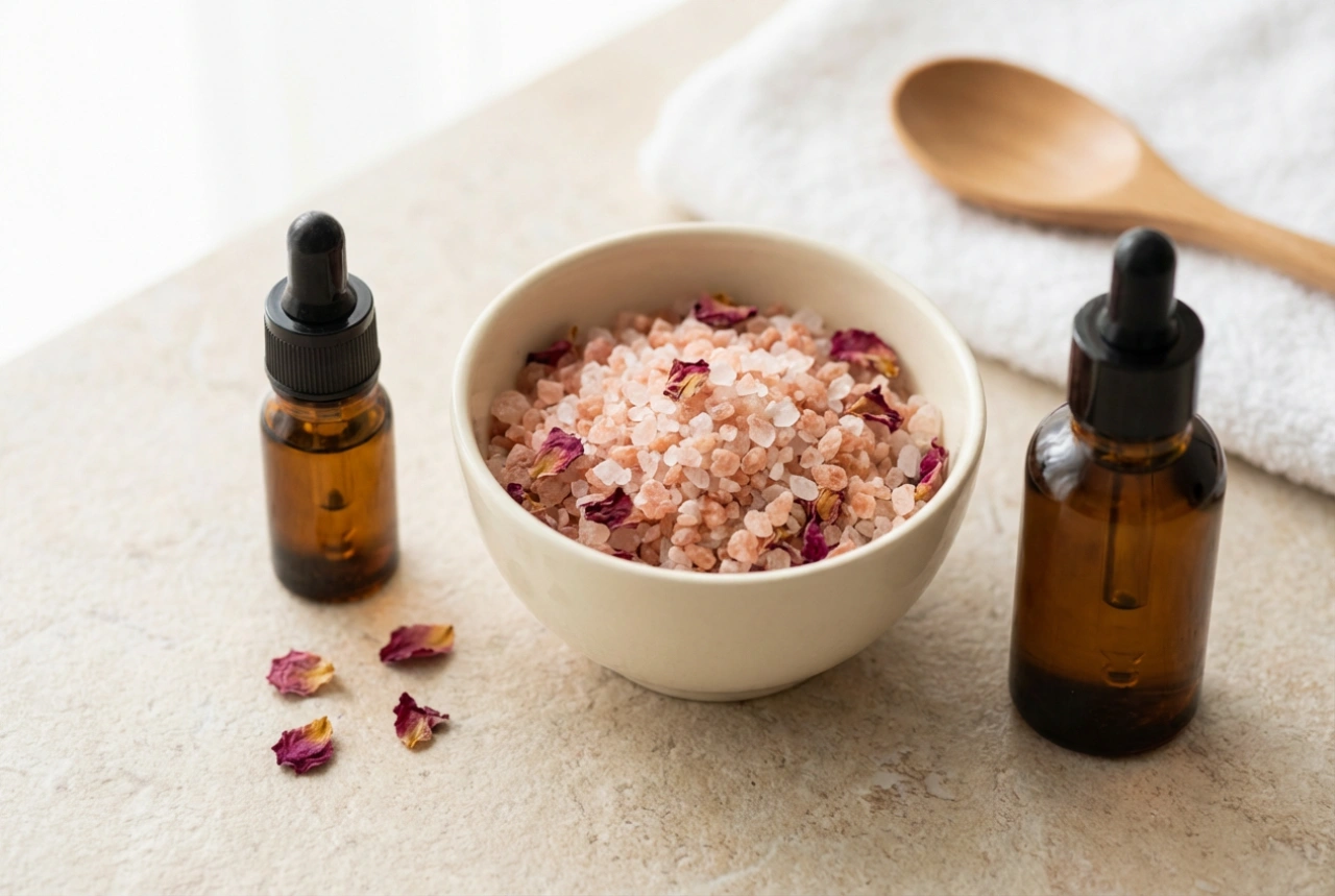 Cum se utilizează sarea de Himalaya pentru baie: metode simple și adaosuri aromatice