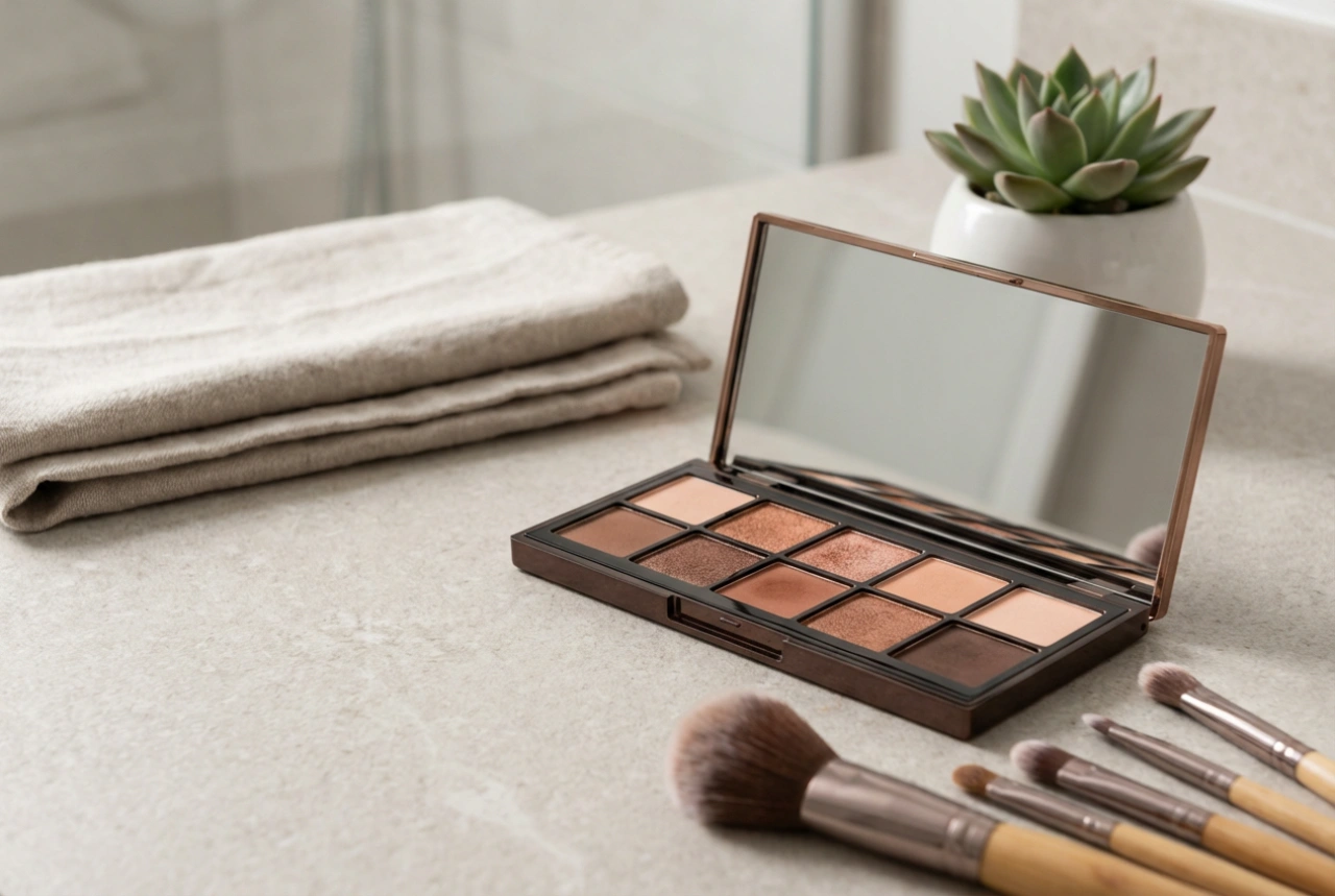 Machiajul pentru ochi albaștri: palete de culori și pași de aplicare