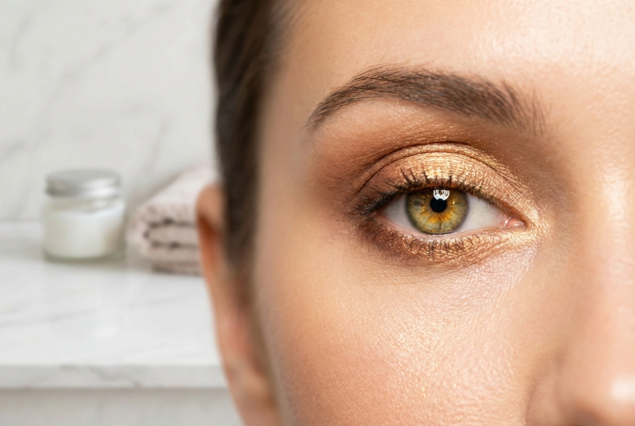 Machiajul ochilor căprui: Nuanțe care scot în evidență reflexiile aurii