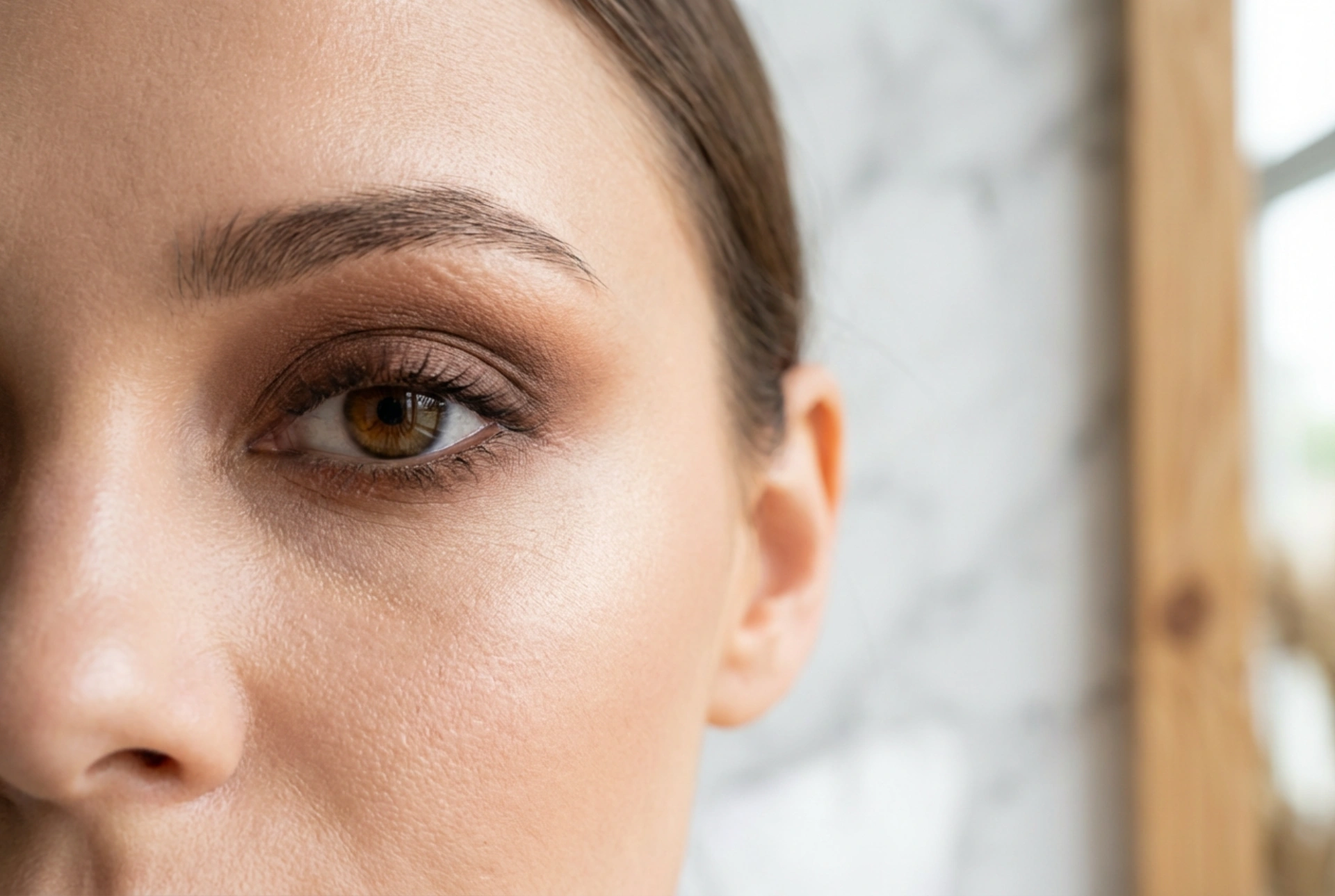 Machiaj smoky eyes maro: tonuri calde și estompare delicată
