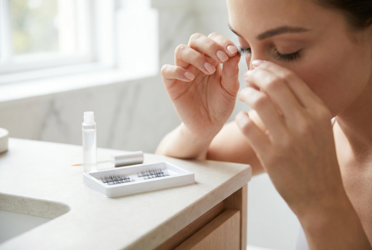 Gene false pe bandă pentru începători: tăiere, lipici, aplicare