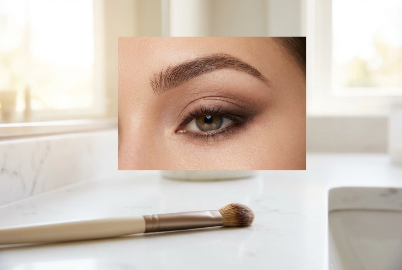 Contur de ochi estompat: smoky liner cu pensula, buretele sau bețișorul de urechi