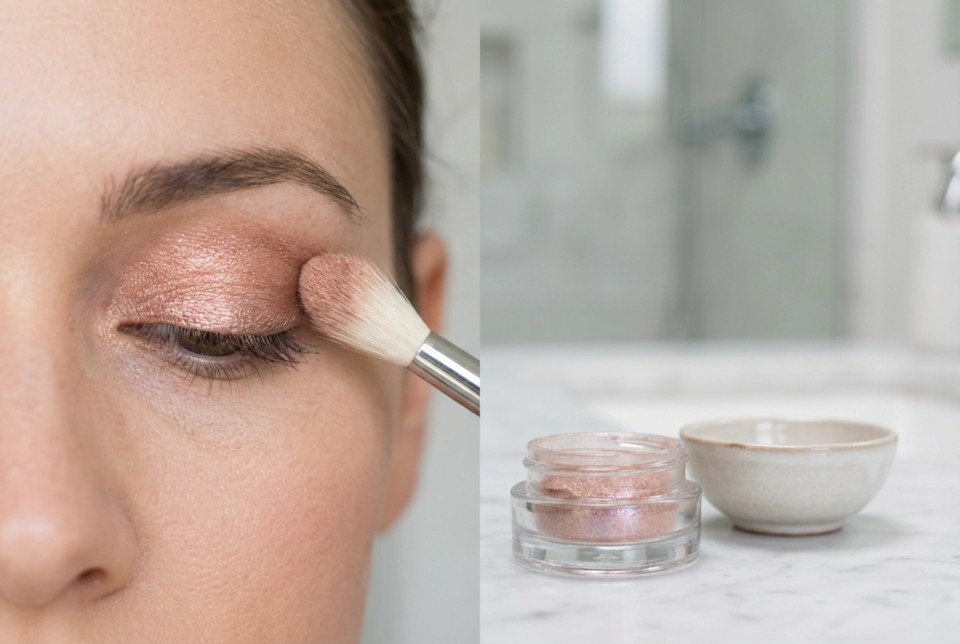 Fardul de pleoape pulbere: aplicare fără cădere și estompare rezistentă