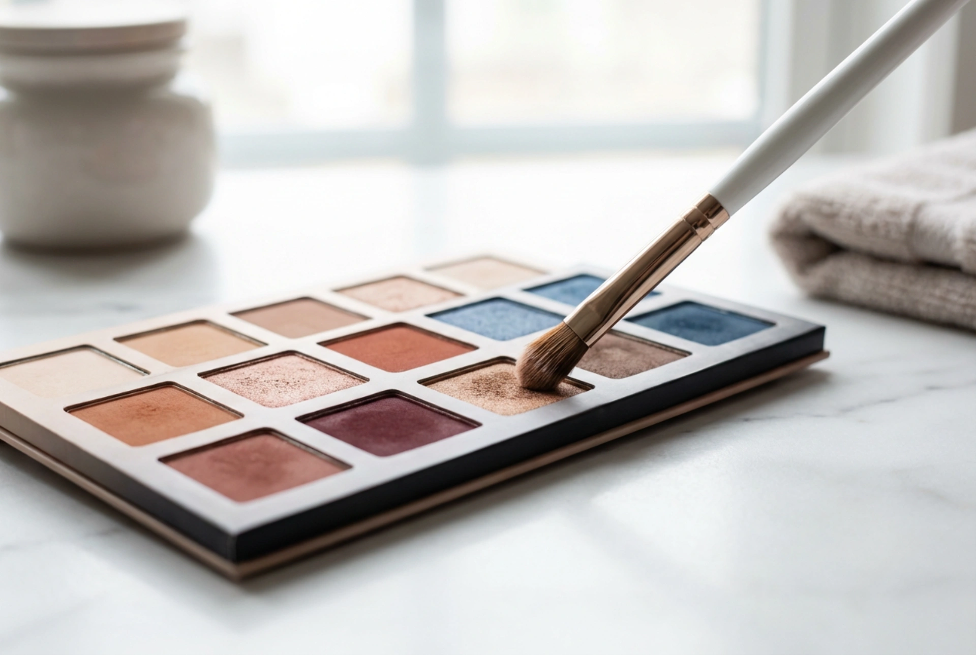 Paleta de farduri colorate pentru zi și seară: tehnici de aplicare