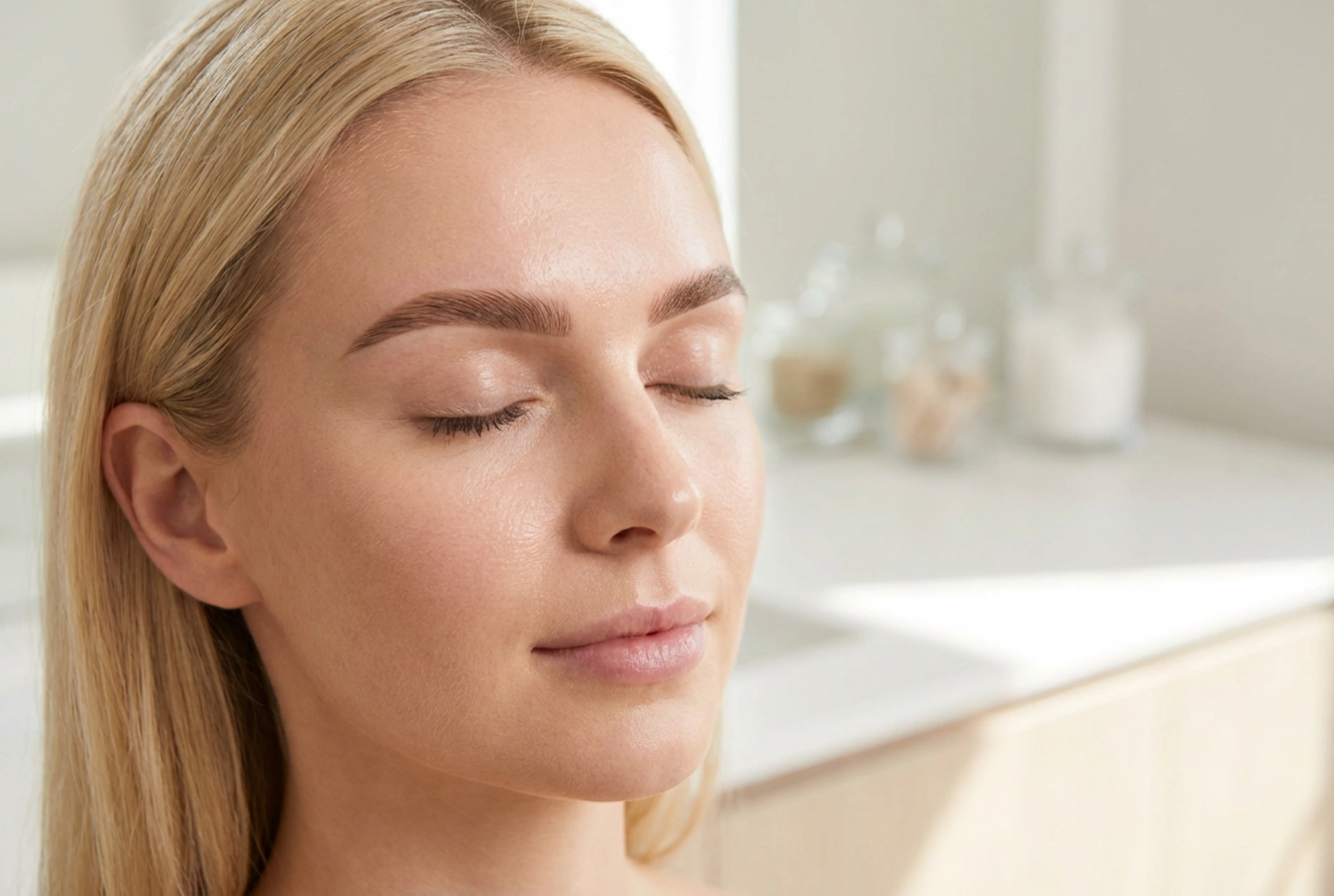 Sprâncene frumoase pentru blonde: formă, nuanță și umplere delicată