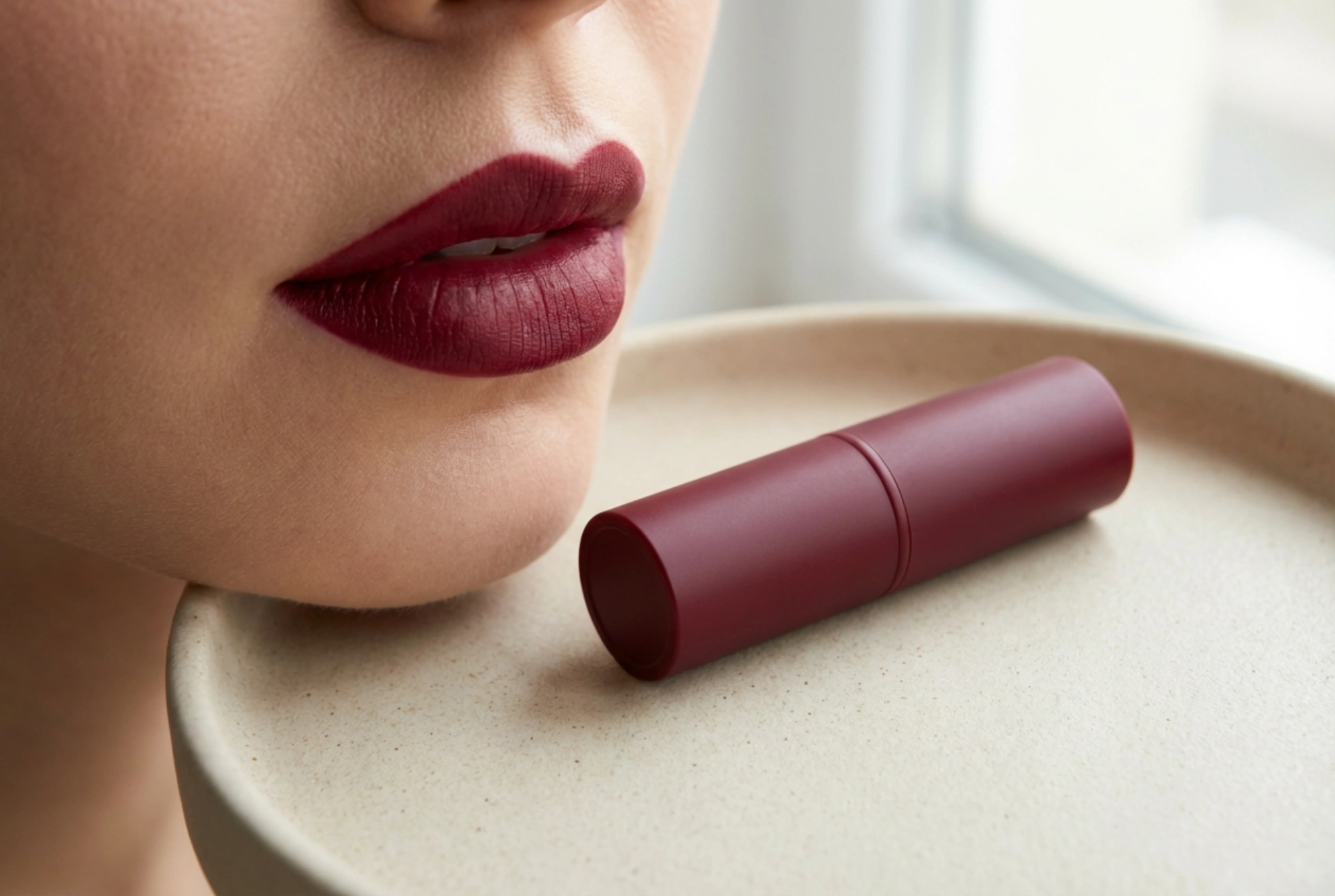 Rujul burgund: contur perfect, precizie și persistența culorii