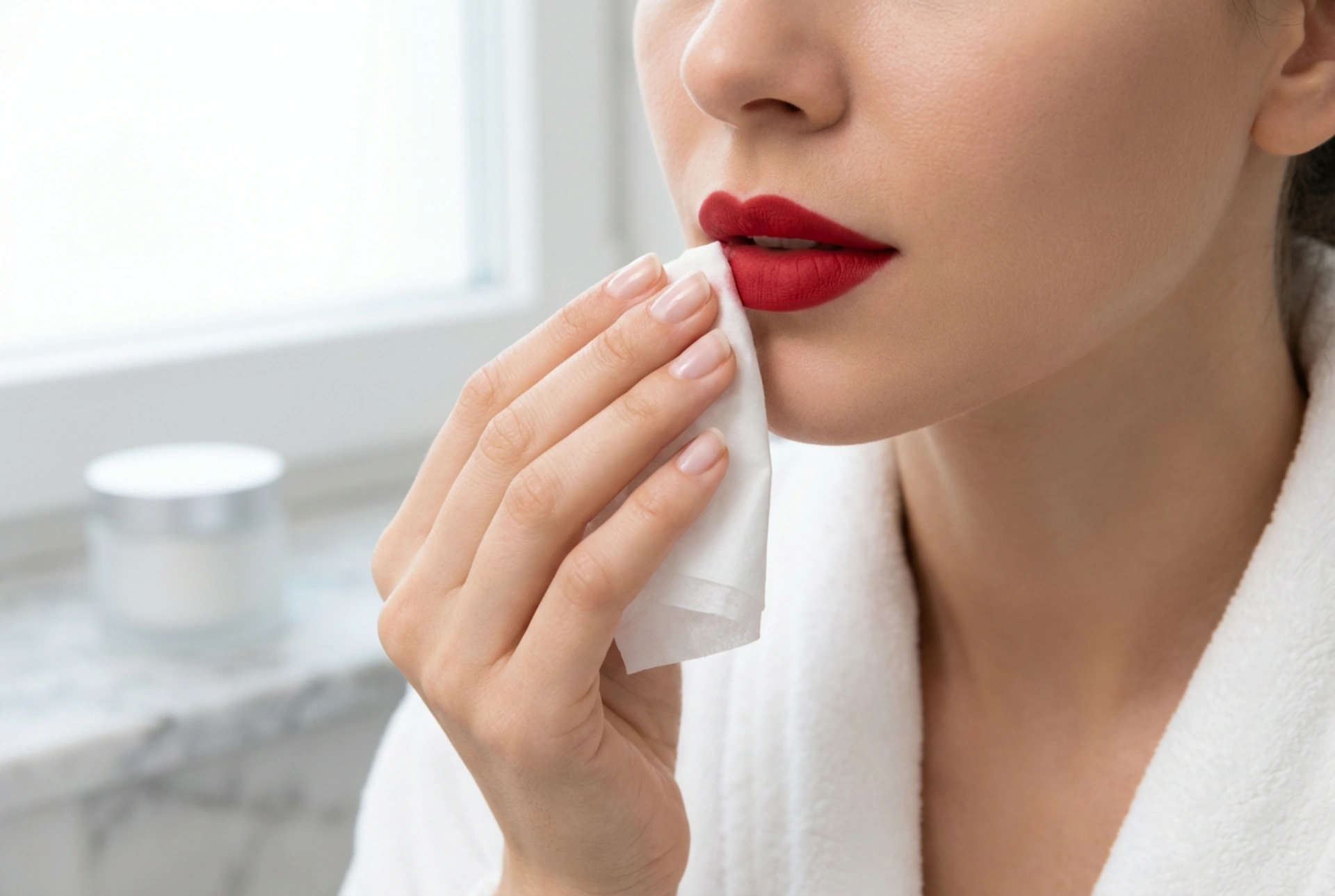 Ruj mat fără urme: pregătirea buzelor, aplicarea și retușurile