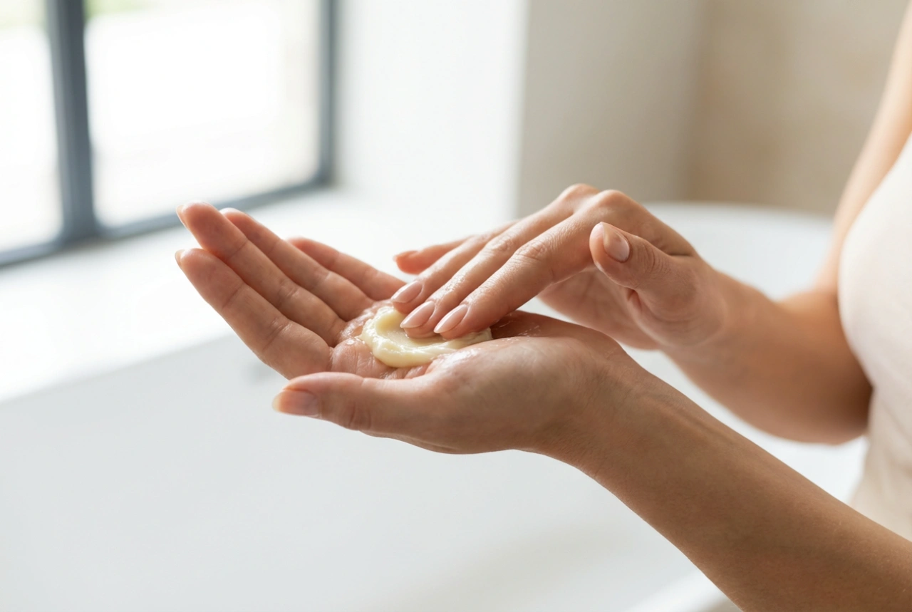 Unt de shea pentru masaj: pregătire, topire în palme, tehnică